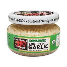 Organic Chopped Garlic