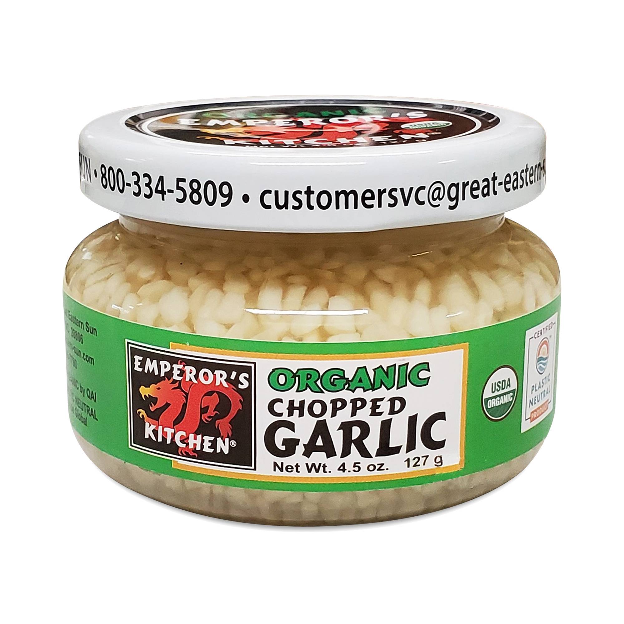 Organic Chopped Garlic