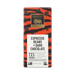 Chocolate Bar, Espresso Beans & 72% Dark Chocolate