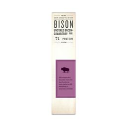 Bison Bars, Uncured Bacon & Cranberry