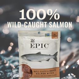 Maple Glazed & Smoked Salmon Bites