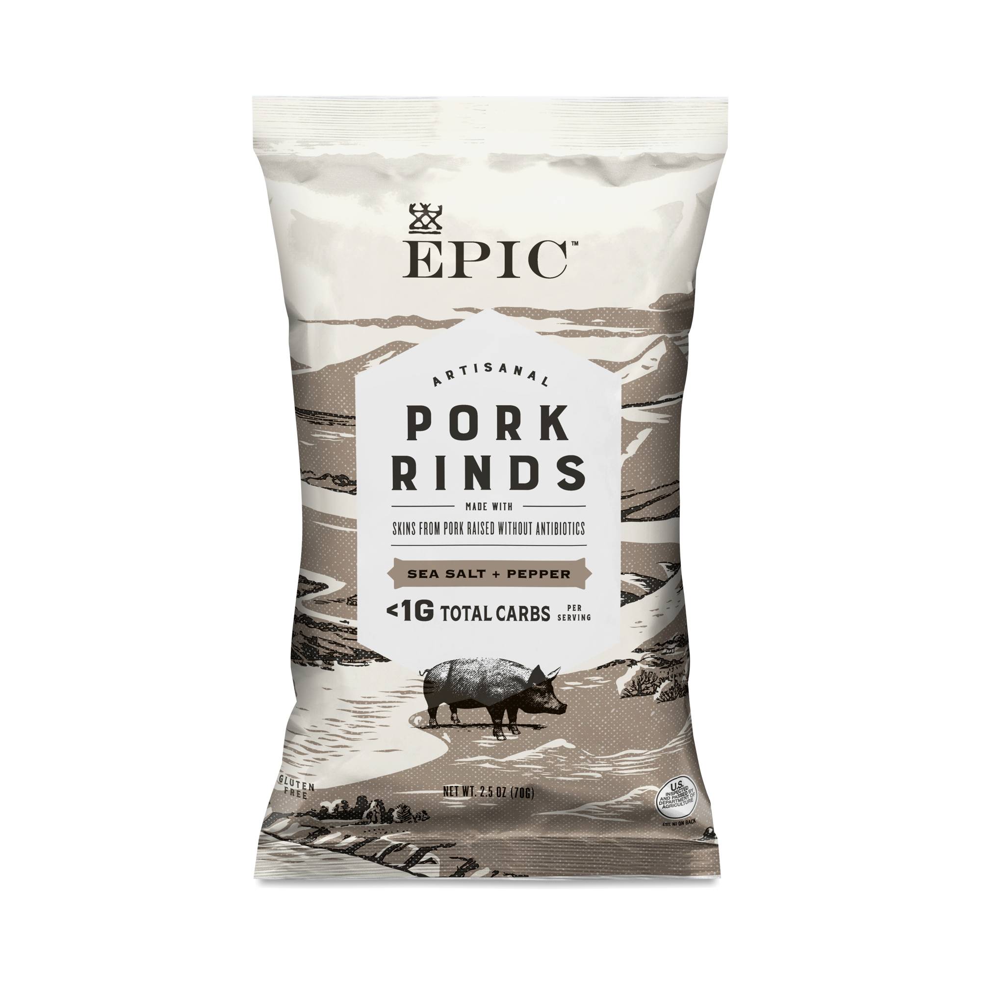 Sea Salt & Pepper Pork Rinds