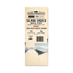 Smoked Salmon Strips, Maple