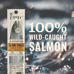 Smoked Salmon Strips, Maple