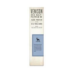 Venison Bar, Sea Salt & Pepper