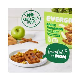 Mini Waffles, Apple Cinnamon Cobbler