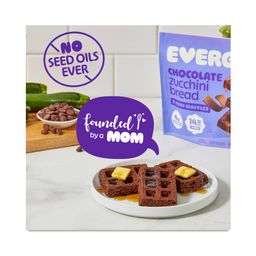 Mini Waffles, Chocolate Zucchini Bread