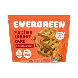 Mini Waffles, Zucchini Carrot Cake