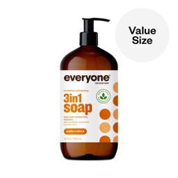 3-in-1 Soap, Shampoo, Body Wash, & Bubble Bath, Cedar & Citrus
