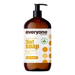 3-in-1 Soap, Shampoo, Body Wash, & Bubble Bath, Coconut & Lemon