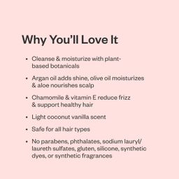 Nourishing Shampoo & Conditioner Set, Coconut Vanilla