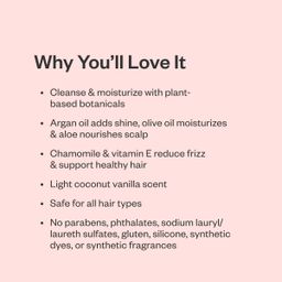 Nourishing Shampoo & Conditioner Set, Coconut Vanilla