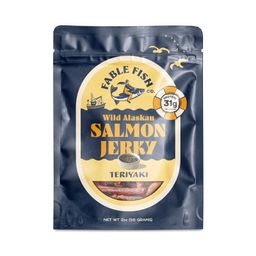 Wild Alaskan Teriyaki Sockeye Salmon Jerky