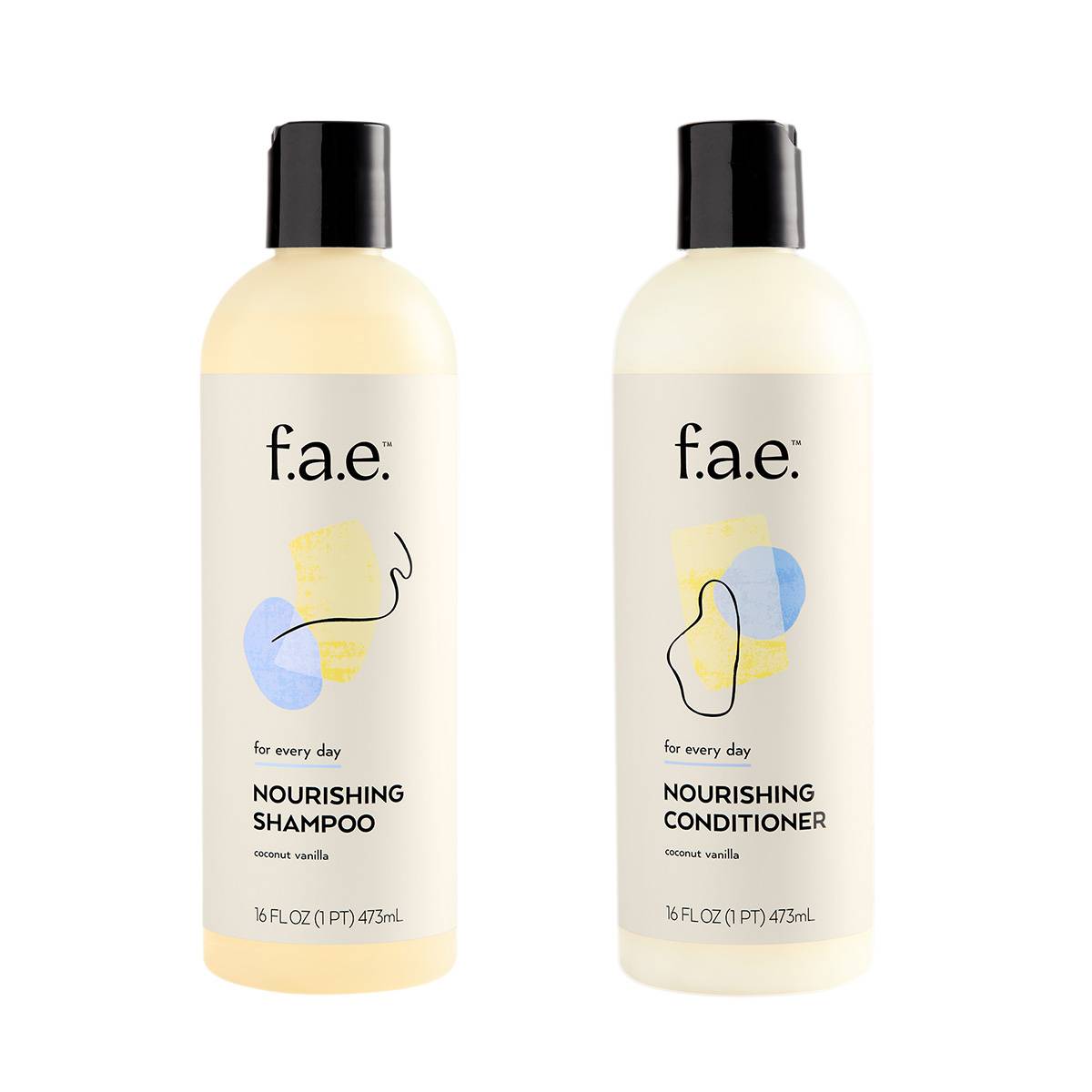 Nourishing Shampoo & Conditioner Set, Coconut Vanilla