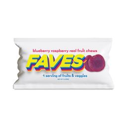 Real Fruit Chews, Blueberry Raspberry
