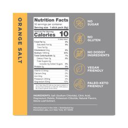 Electrolyte Drink Mix, Orange Salt