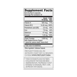 Micronutrients Beef Organ Complex