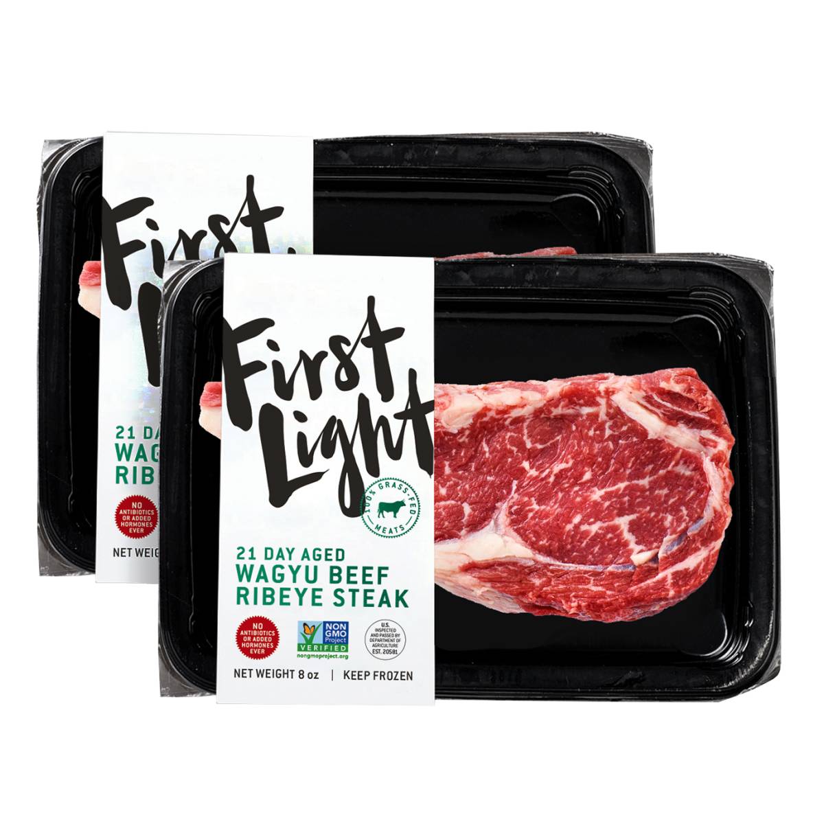 Wagyu Beef Ribeye Steak, 2 Pack