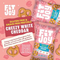 Grain Free Pretzels, Cheezy White Cheddar