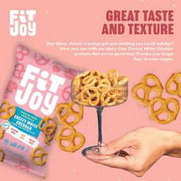 Grain Free Pretzels, Cheezy White Cheddar