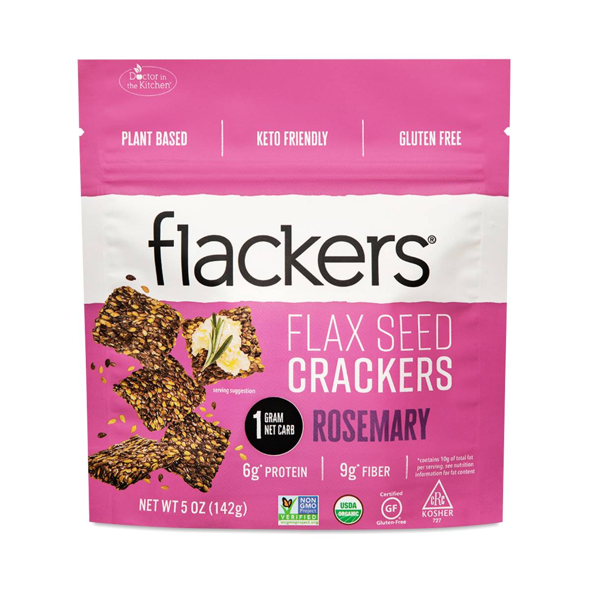 5 oz Rosemary Flax Seed Crackers, GlutenFree Thrive Market