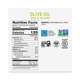 Garlic Infused Extra Virgin Olive Oil