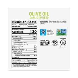Garlic Infused Extra Virgin Olive Oil