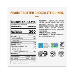 Snack Bars, Peanut Butter Chocolate Quinoa