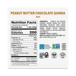 Snack Bars, Peanut Butter Chocolate Quinoa