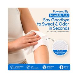 Deodorant Wipes, Fragrance Free