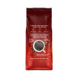 Focus Organic High Caf Ground Coffee, Dark Roast