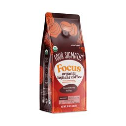 Focus Organic High Caf Ground Coffee, Dark Roast