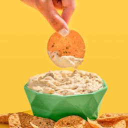 Cauliflower Chips, Sour Cream & Onion