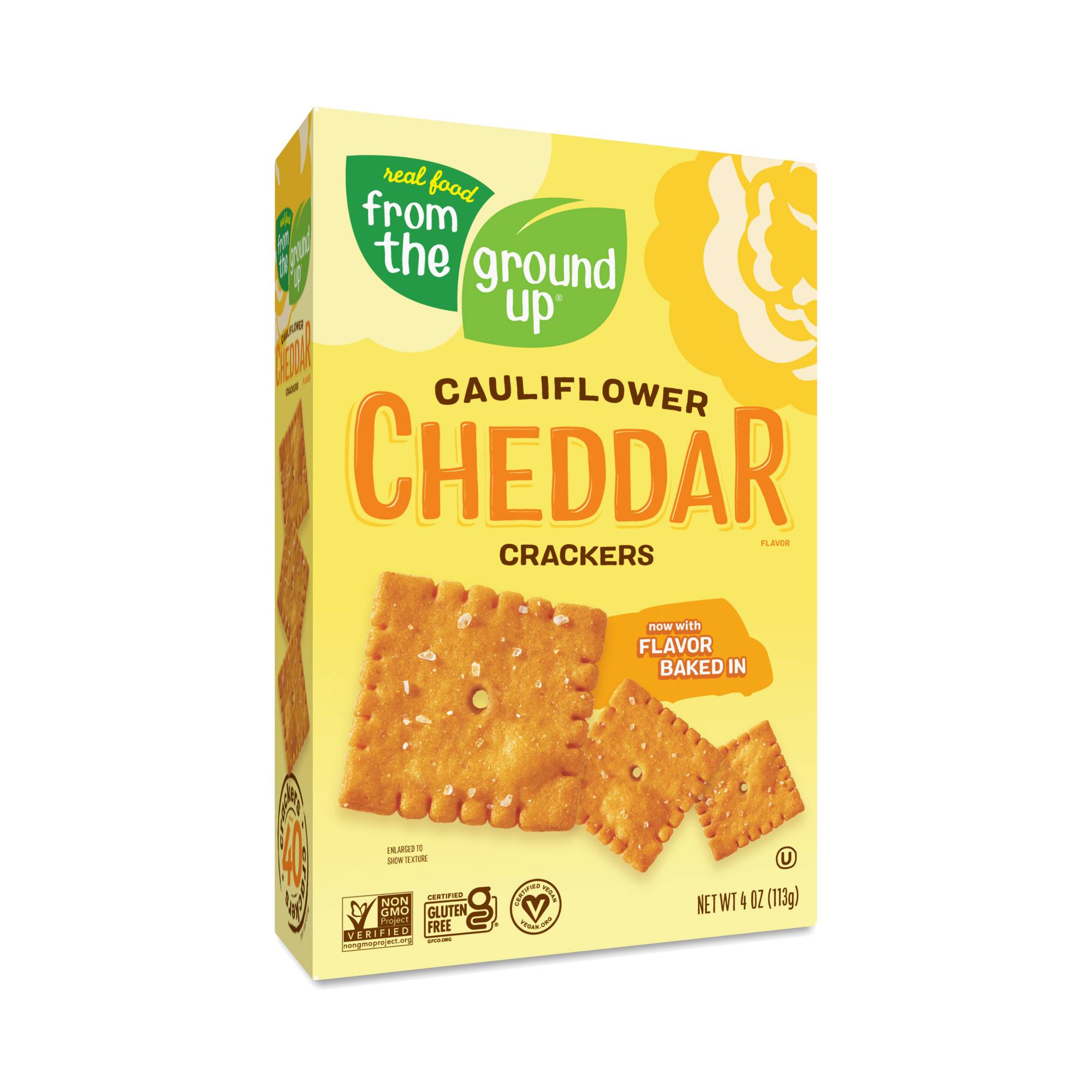 Cauliflower Crackers, Cheddar