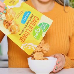 Cauliflower Snacking Crackers, Sea Salt