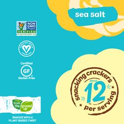 Cauliflower Snacking Crackers, Sea Salt