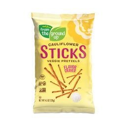 Sea Salt Cauliflower Pretzel Sticks