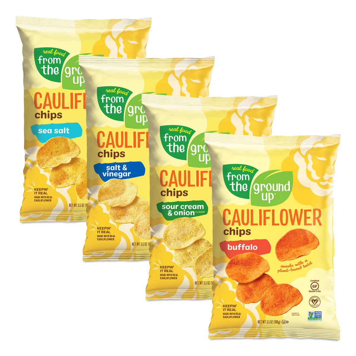 From The Ground Up BuildYourOwn Cauliflower Chip Bundle Thrive Market