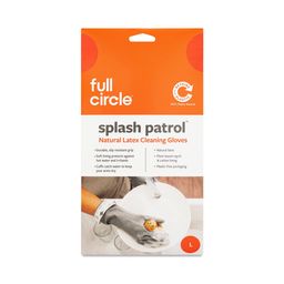 Splash Patrol Natural Latex Cleaning Gloves