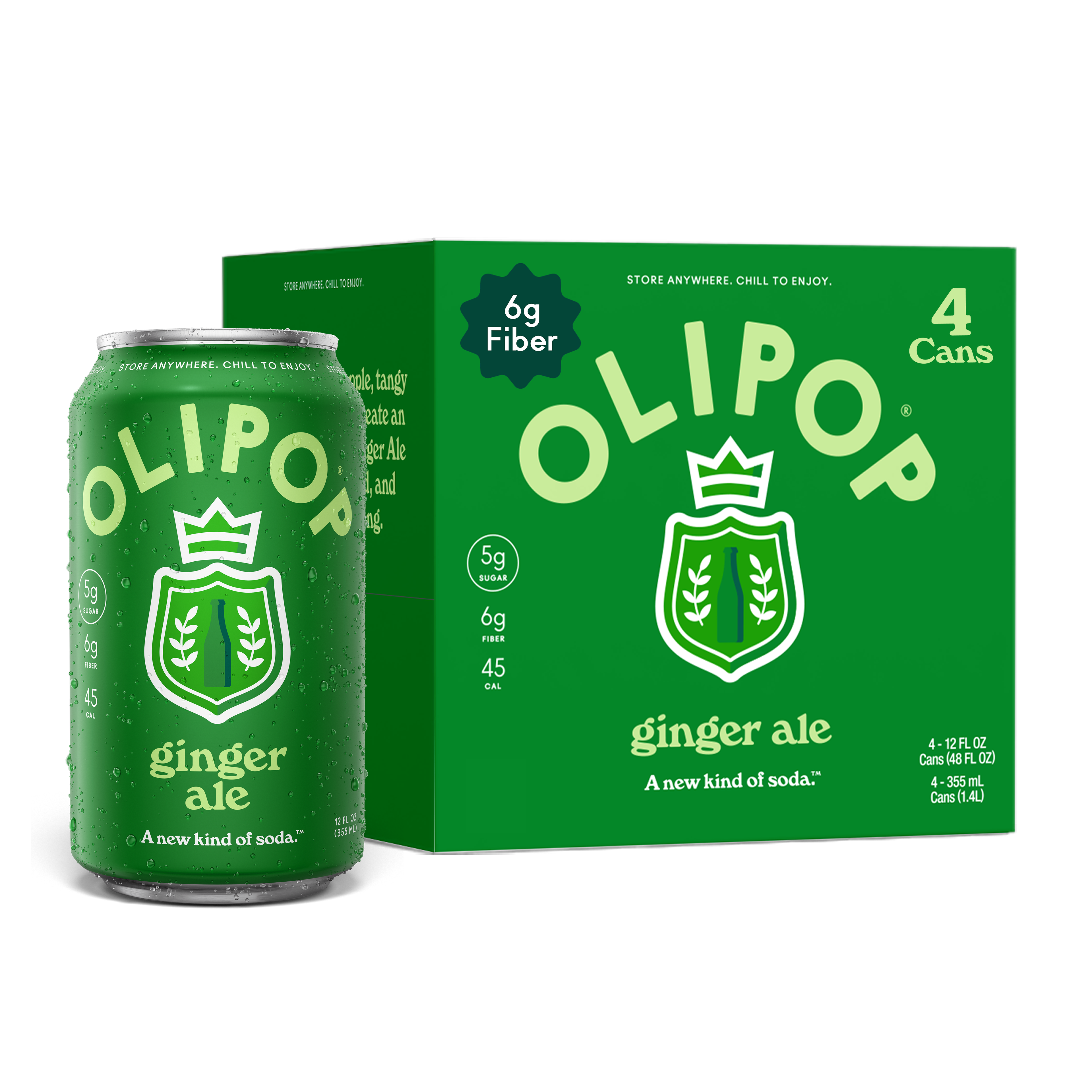 Prebiotic Soda, Ginger Ale