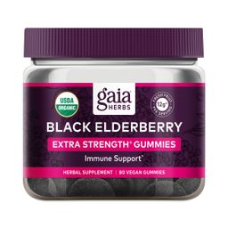 Black Elderberry Gummies, Extra Strength