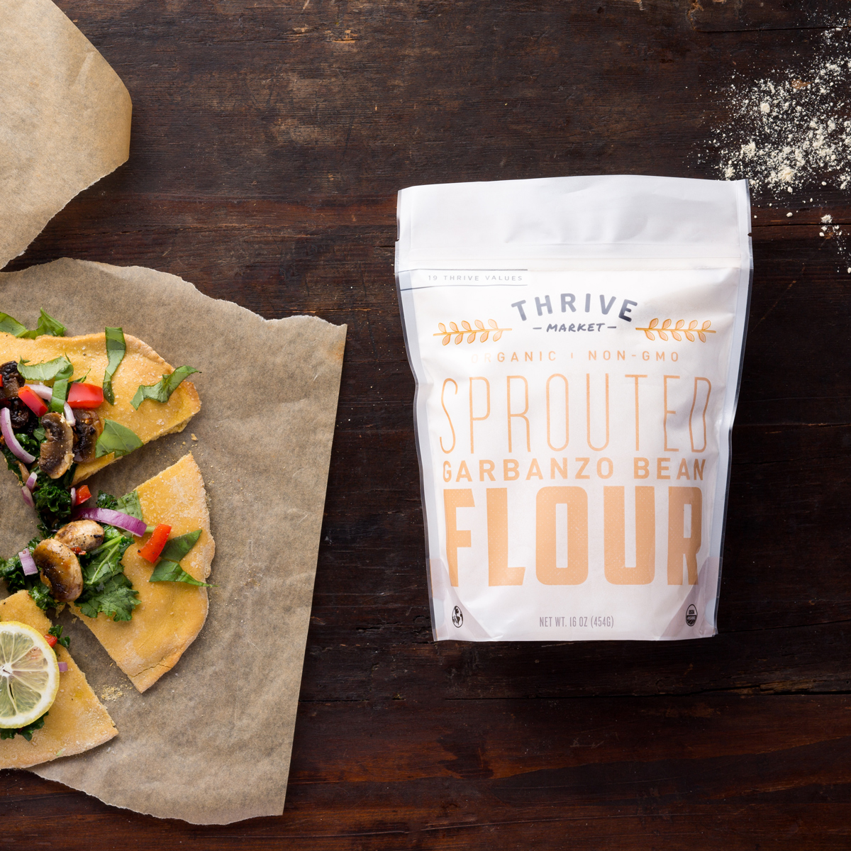 Organic Sprouted Garbanzo Bean Flour - Thrive Market