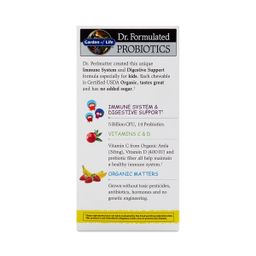 Dr. Formulated Organic Kids+ Probiotics - Strawberry Banana