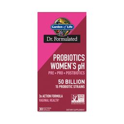 Dr. Formulated Probiotic Women's pH Pre+Pro+Postbiotics, 50 Billion