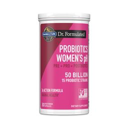 Dr. Formulated Probiotic Women's pH Pre+Pro+Postbiotics, 50 Billion