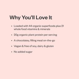 Raw Organic Meal Replacement Shake, Chocolate