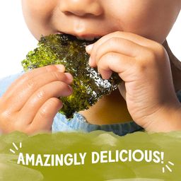 Organic Roasted Seaweed, Extra Virgin Olive Oil, Snack Pack