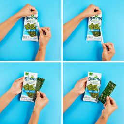 Organic Roasted Seaweed, Sea Salt, Grab & Go Snack Pack