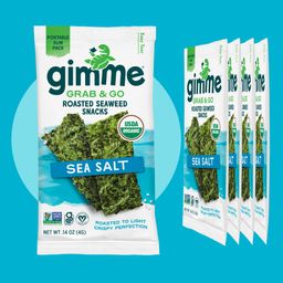 Organic Roasted Seaweed, Sea Salt, Grab & Go Snack Pack