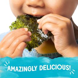 Organic Roasted Seaweed, Sea Salt, Snack Pack